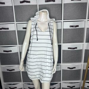 Roxy Hoodie Tunic Dress Sleeveless Size Medium
